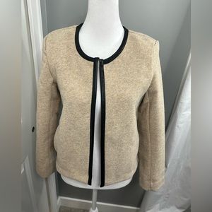 Banana Republic Collarless Jacket XXS Petite